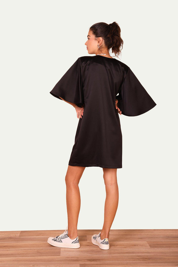 שמלת שרי בצבע שחור - Dana Sidi