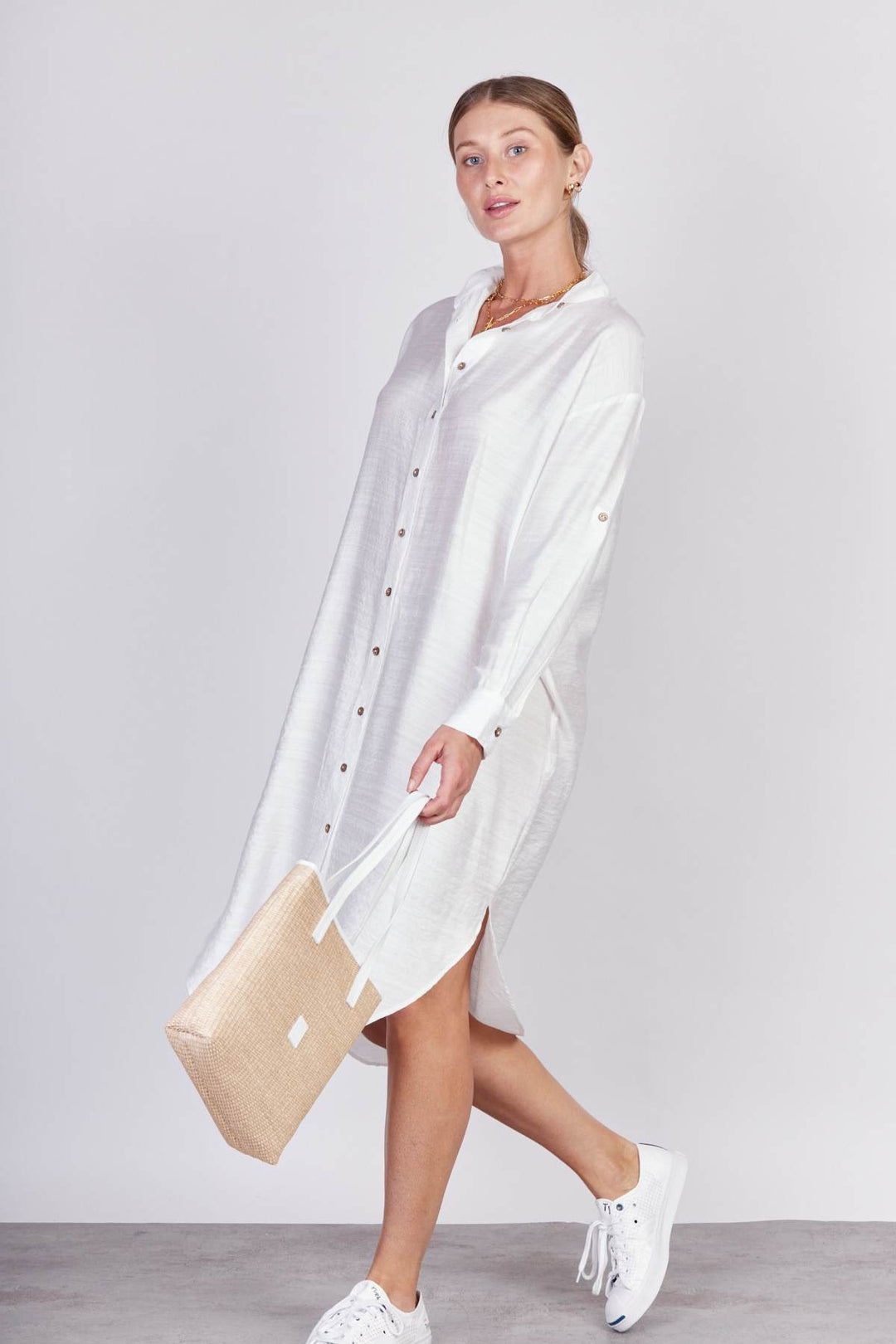 שמלת סי בצבע לבן - Neta Efrati