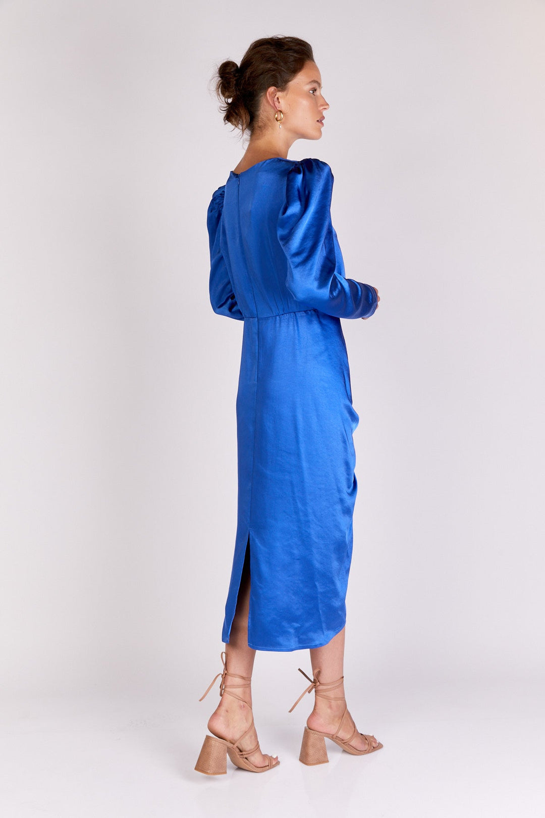 שמלת סרפינה בצבע כחול רויאל - Dana Sidi
