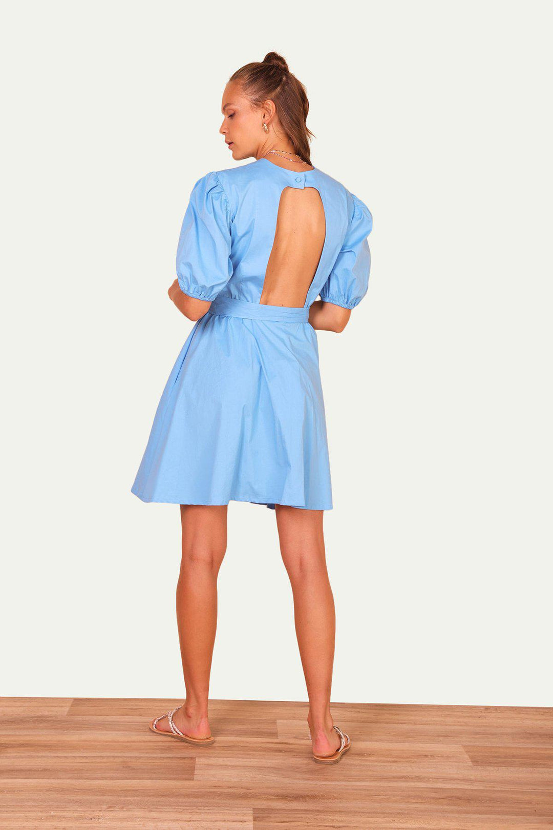 שמלת ויאנה בצבע כחול - Razili Studio