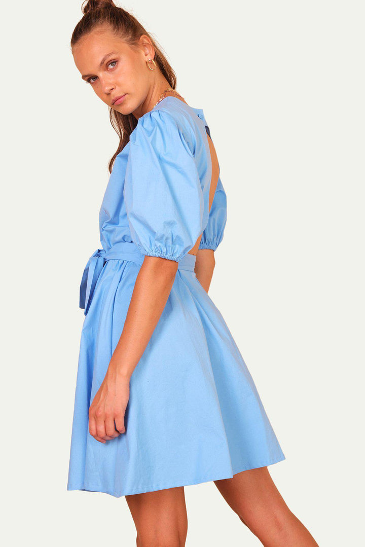 שמלת ויאנה בצבע כחול - Razili Studio