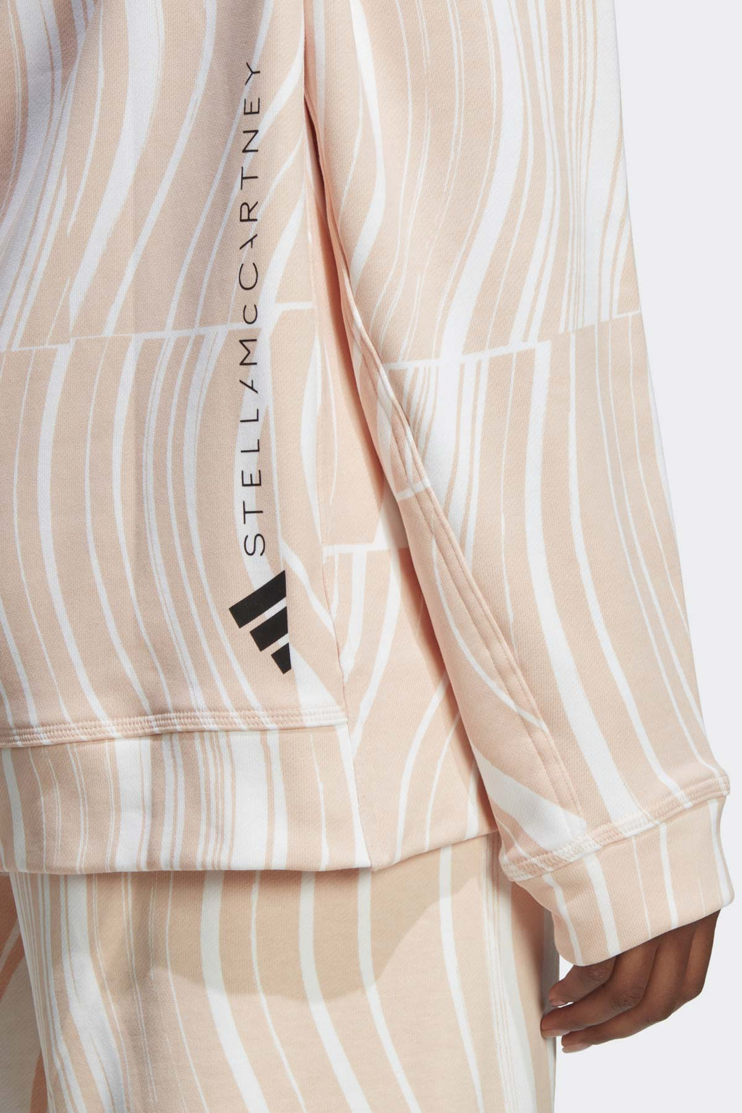 סווטשירט Asmc Gr Sw Sh בהדפס בצבע ורוד - Adidas Stella