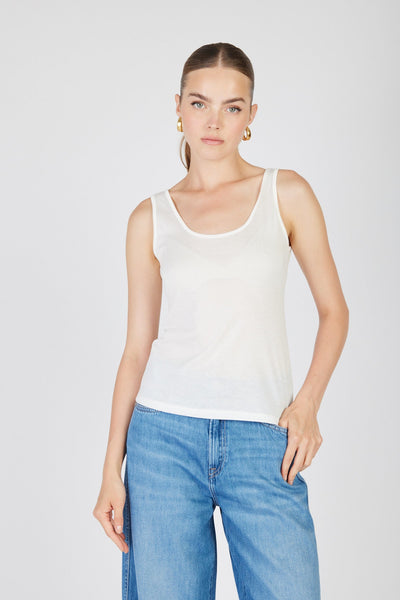 TOP TANK O MOI לבן 002 - Moi Collection