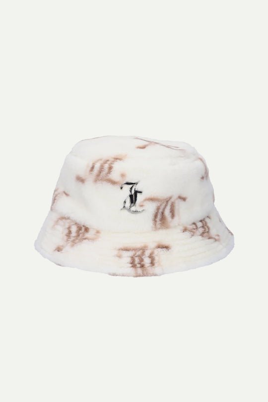 כובע Faux Fur Mono בצבע לבן - Juicy Couture