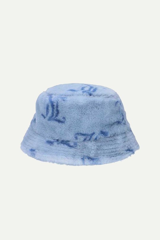 כובע Faux Fur Mono בצבע כחול - Juicy Couture