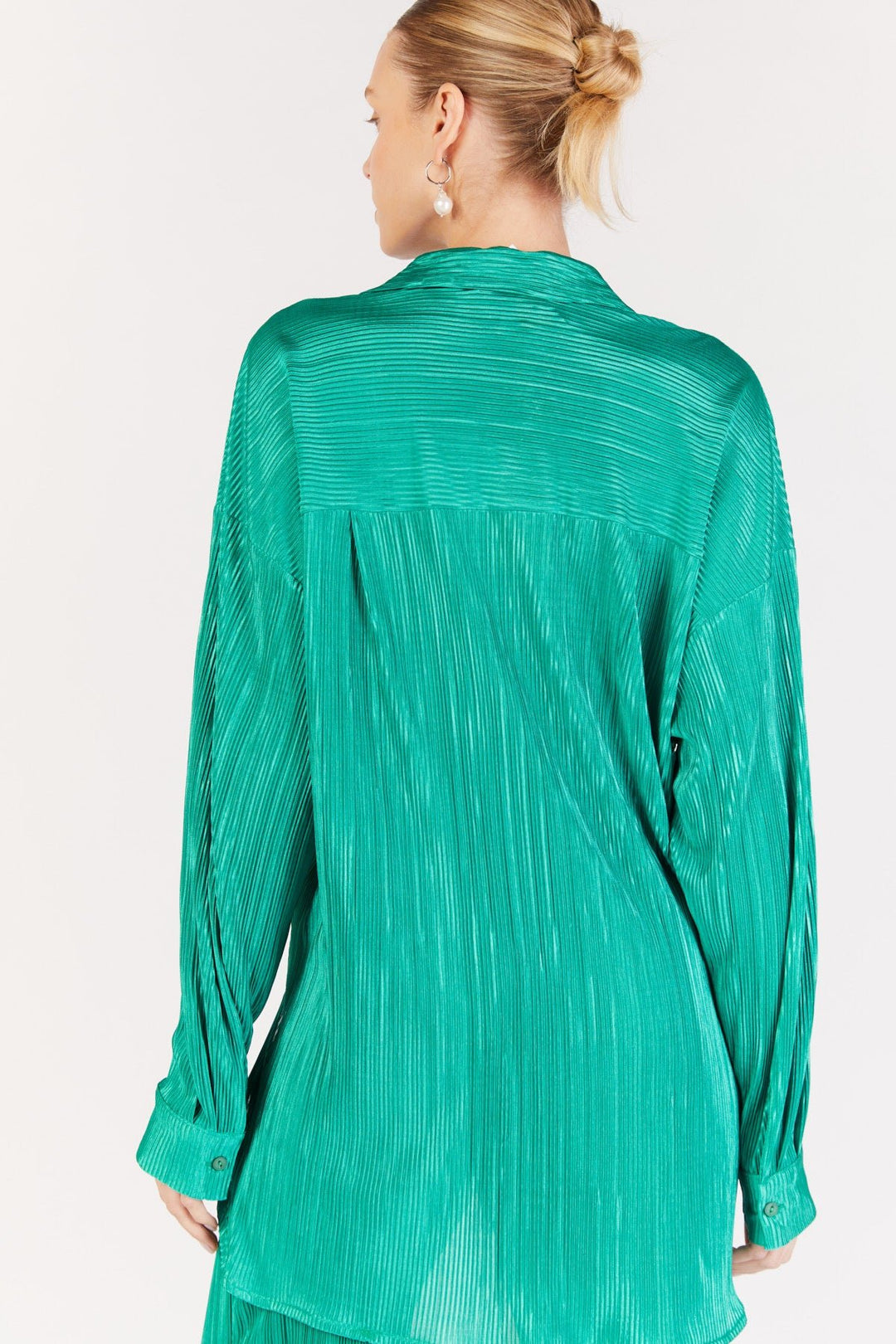 חולצה מכופתרת קוקו בצבע ירוק - Dana Sidi