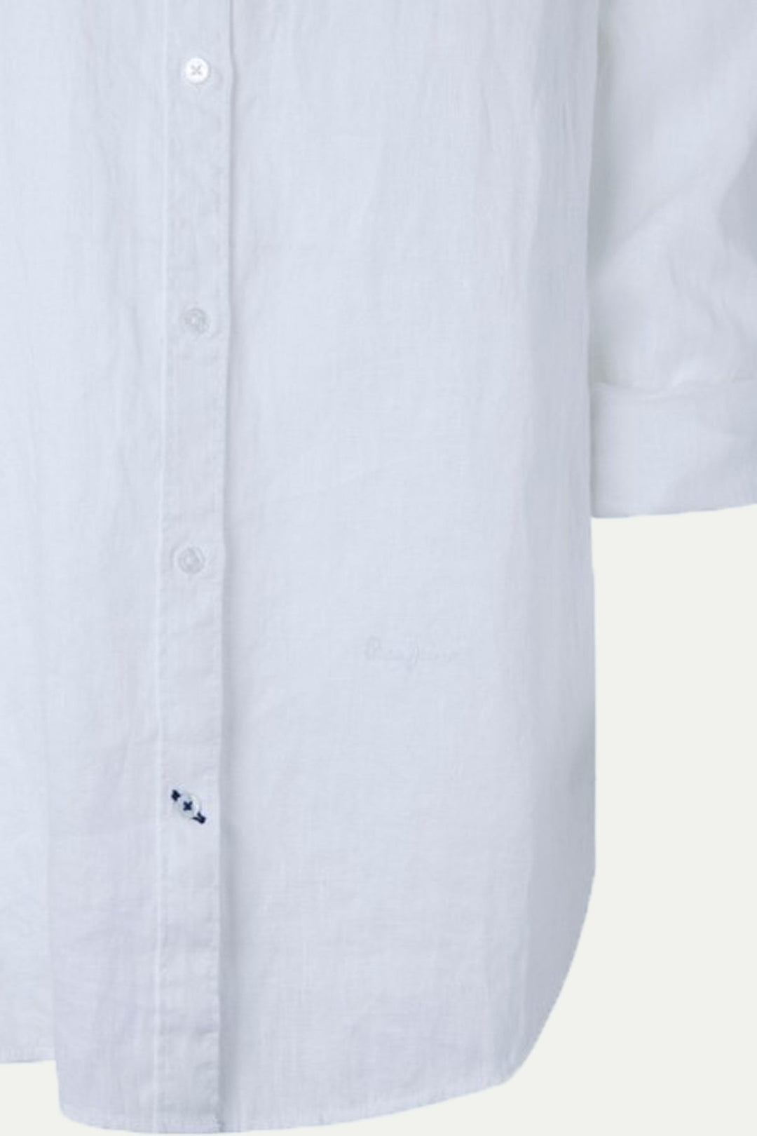 חולצת אינגריד מכופתרת בצבע לבן - Pepe Jeans