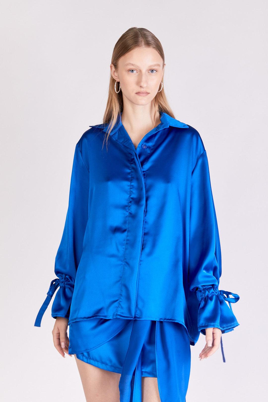 חולצת אלדן בצבע כחול - Dana Sidi
