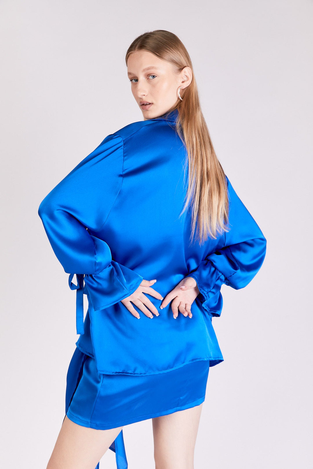 חולצת אלדן בצבע כחול - Dana Sidi