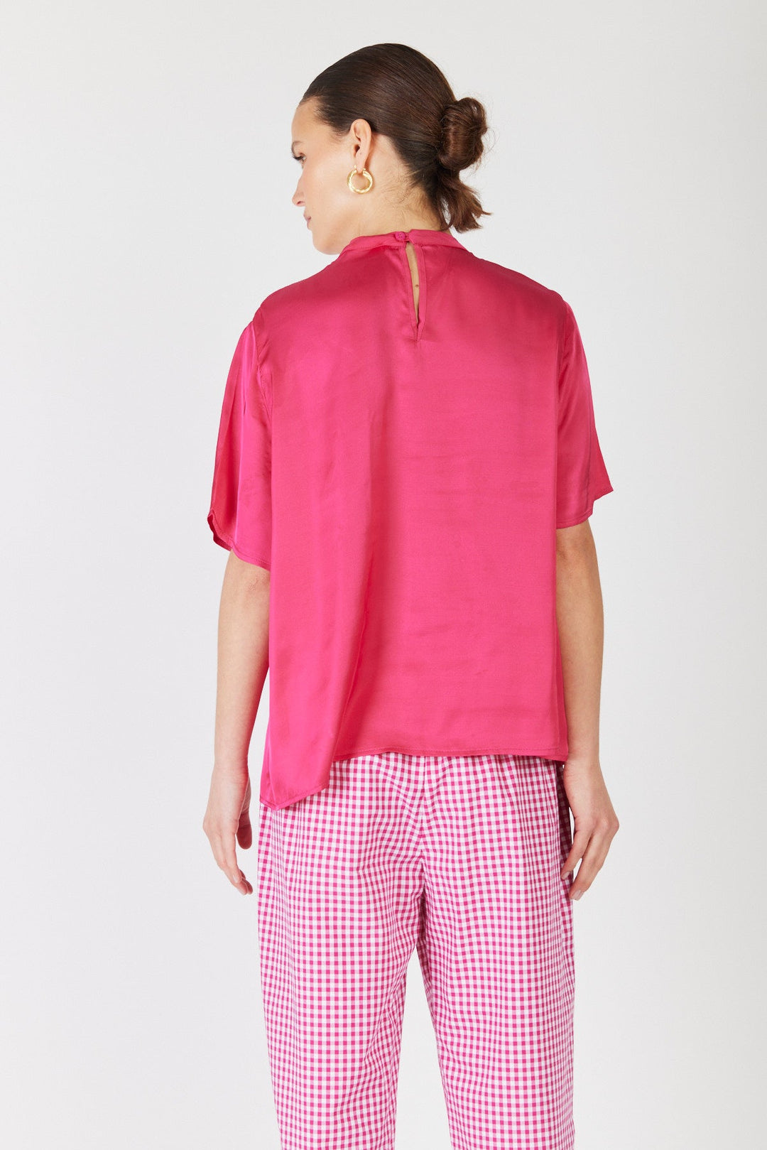 חולצת אוברסייז אנטוני בצבע ורוד - Two/Tone