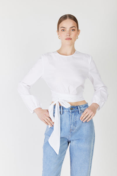 חולצת אוליביה בצבע לבן - M By Maskit