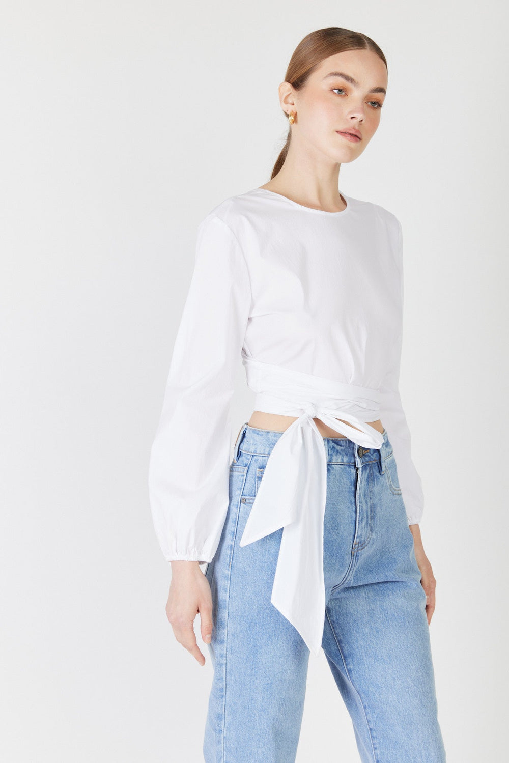 חולצת אוליביה בצבע לבן - M By Maskit
