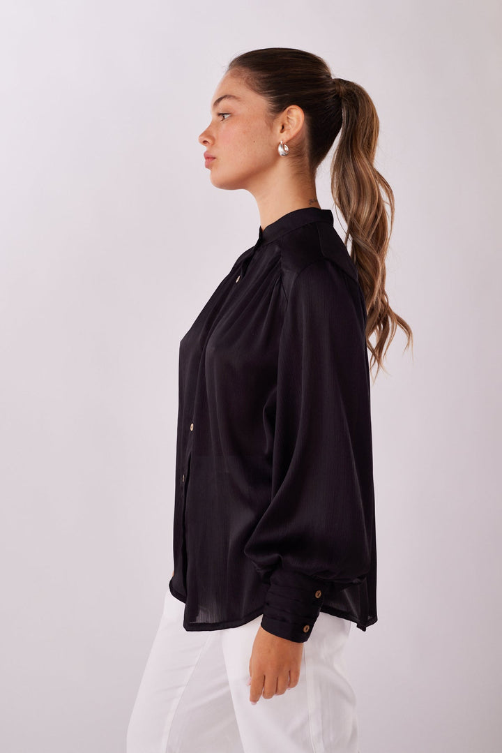 חולצת אוולין בצבע שחור - Neta Efrati