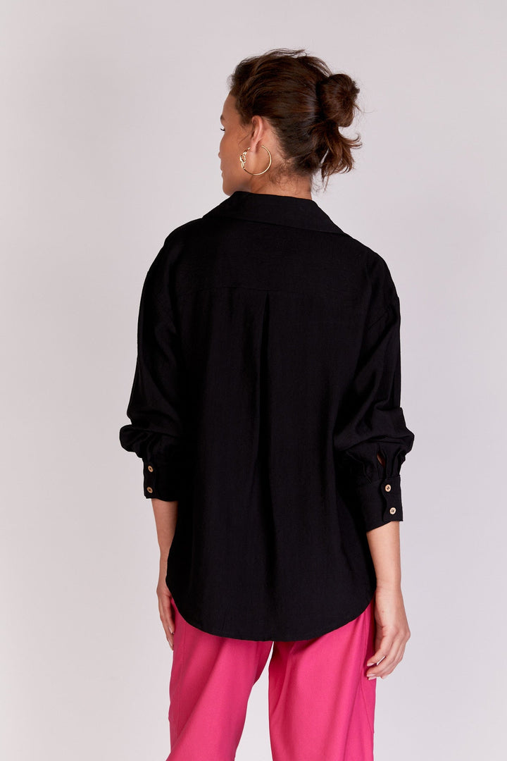 חולצת פאלם בצבע שחור - Neta Efrati