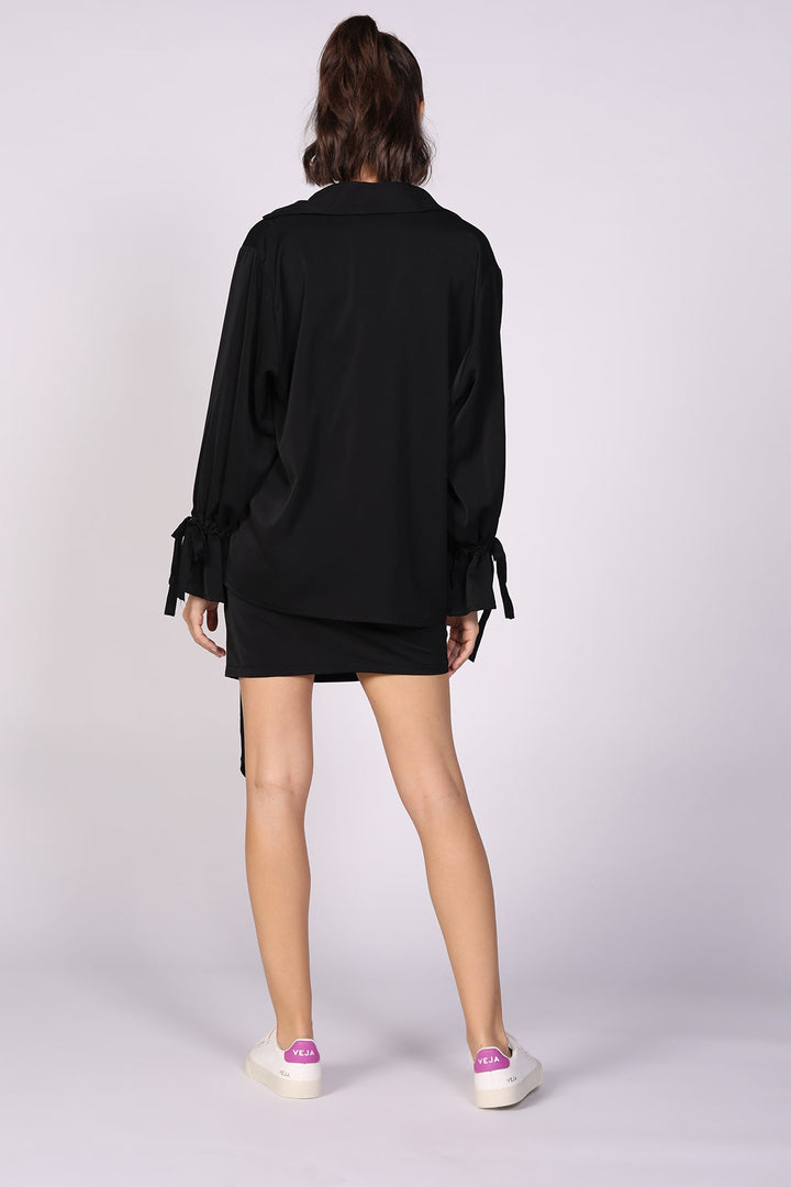 חולצת פז בצבע שחור - Dana Sidi