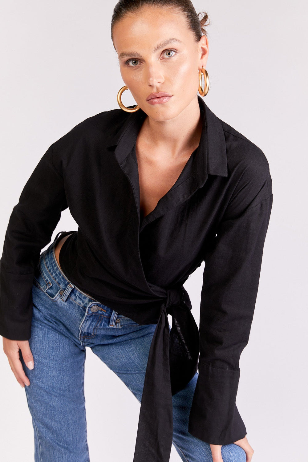 חולצת ג'יזל בצבע שחור - Mother Ofall
