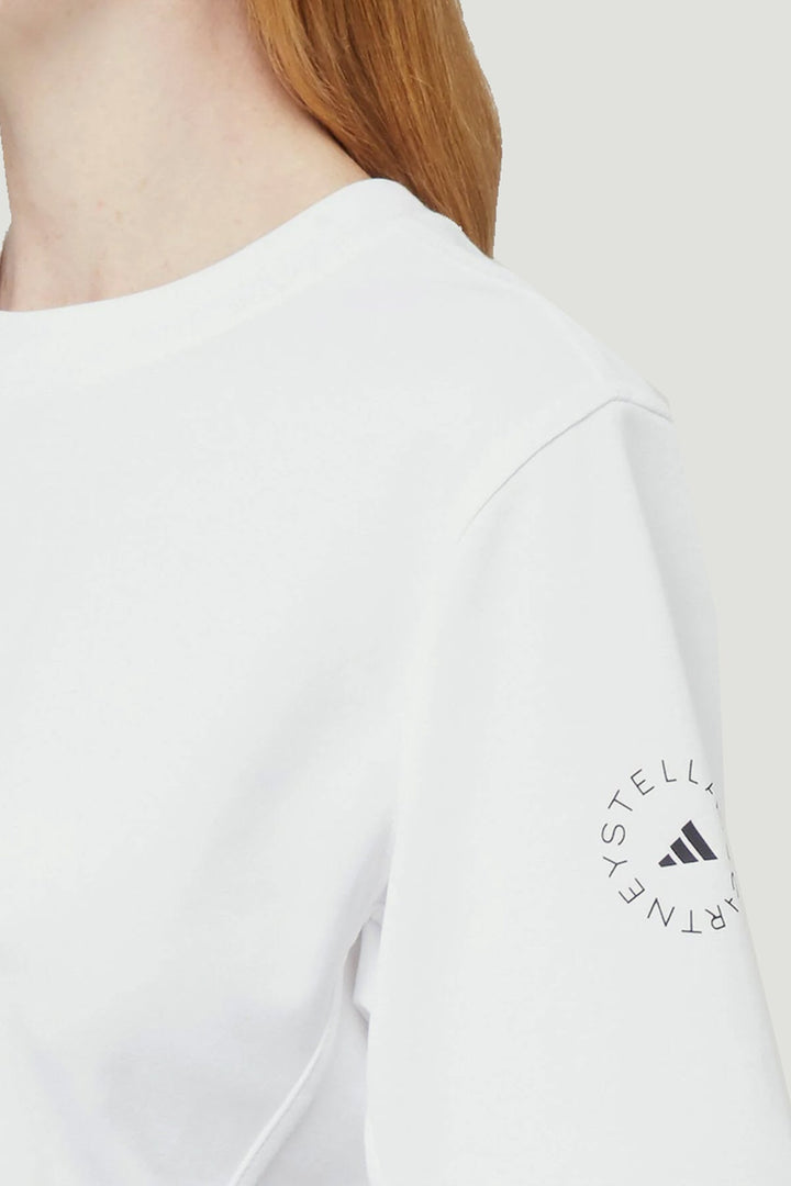 חולצת קרופ בצבע לבן - Adidas Stella