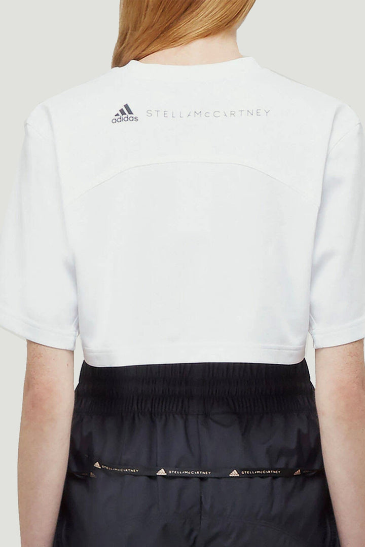חולצת קרופ בצבע לבן - Adidas Stella