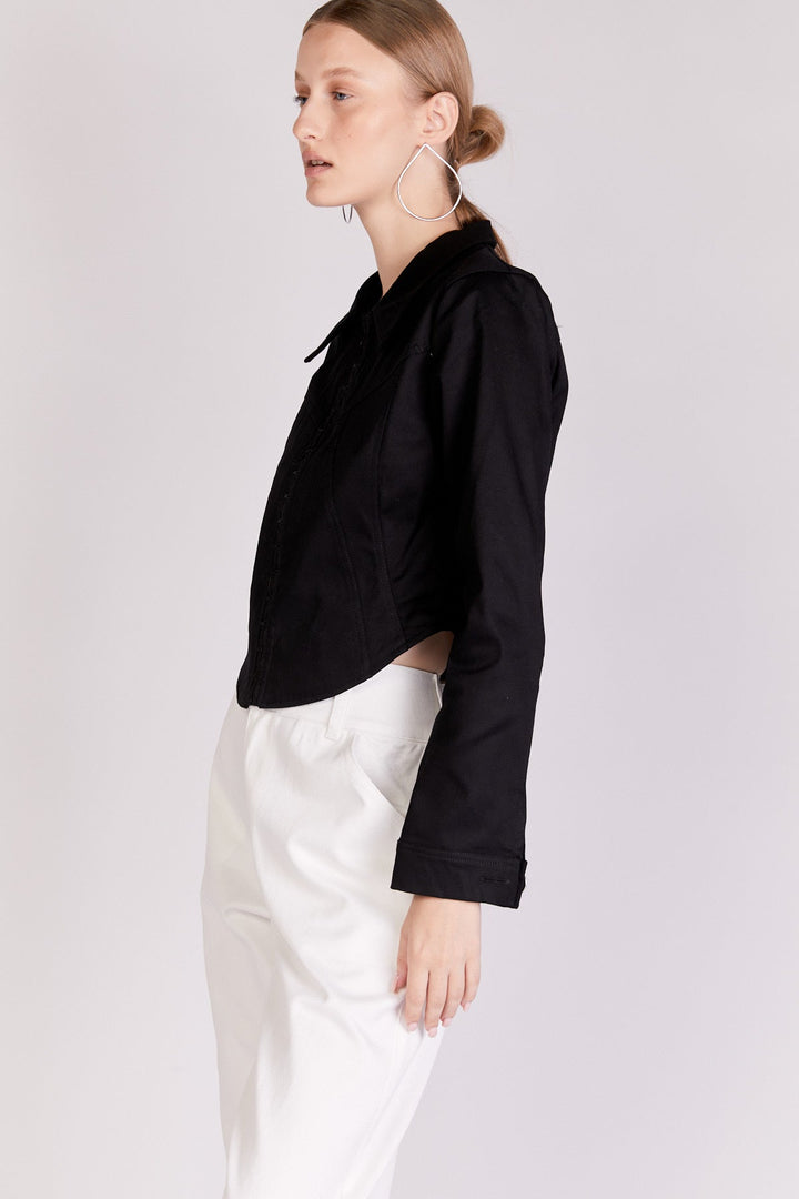 חולצת קורי בצבע שחור - Razili Studio