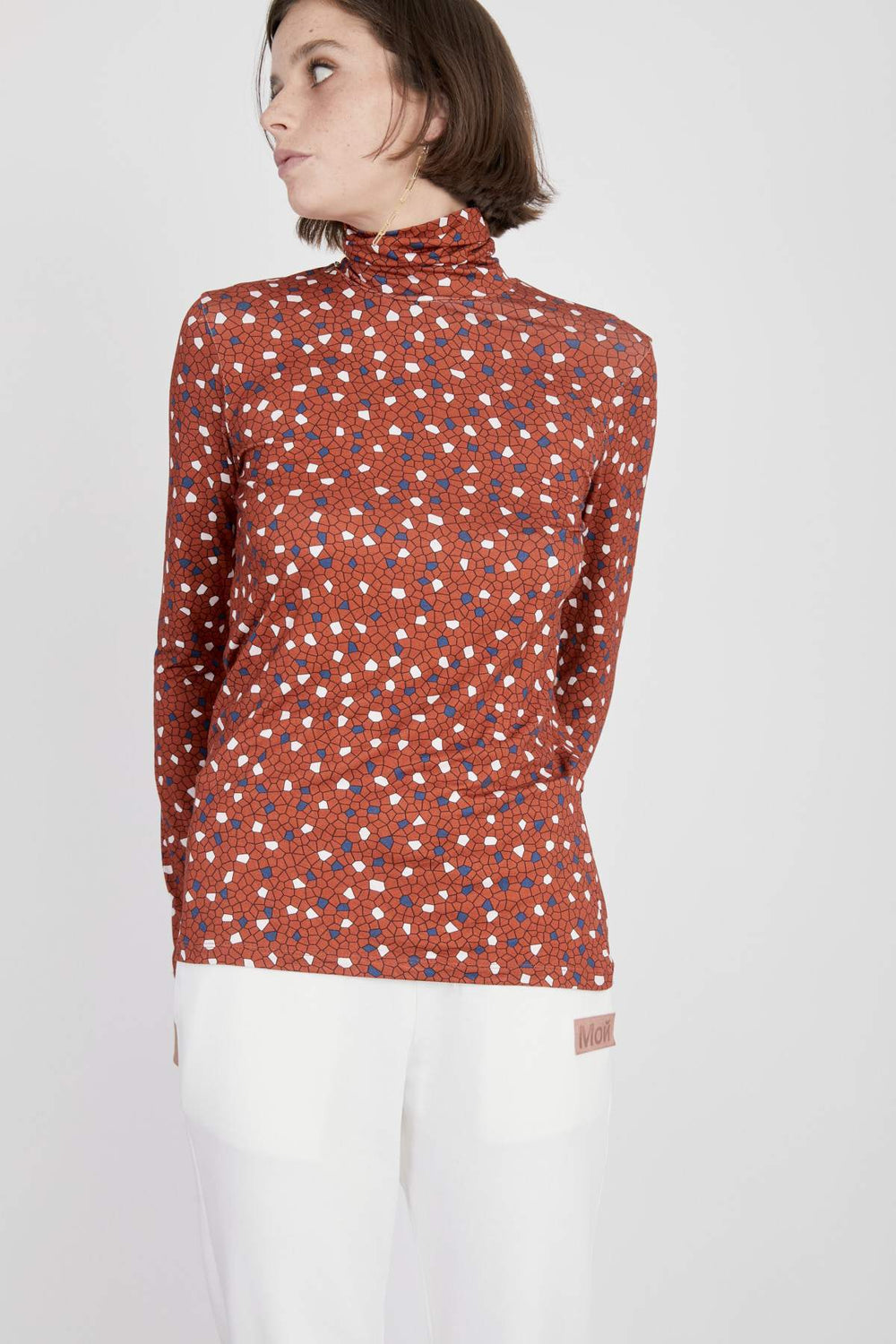חולצת רובי גולף פסיפס חמרה - Monochrome