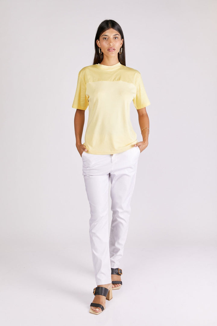 חולצת סייג׳ בצבע צהוב - Razili Studio